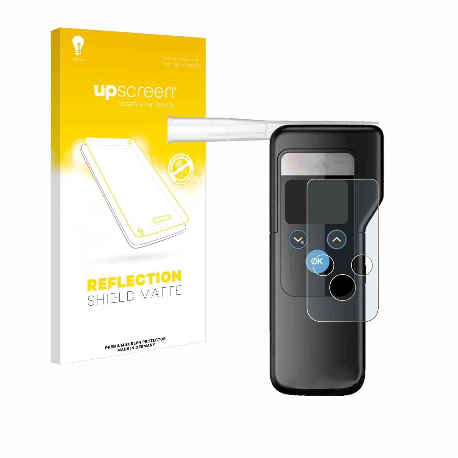 upscreen Reflection Shield Matt Schutzfolie für Dräger Alcotest