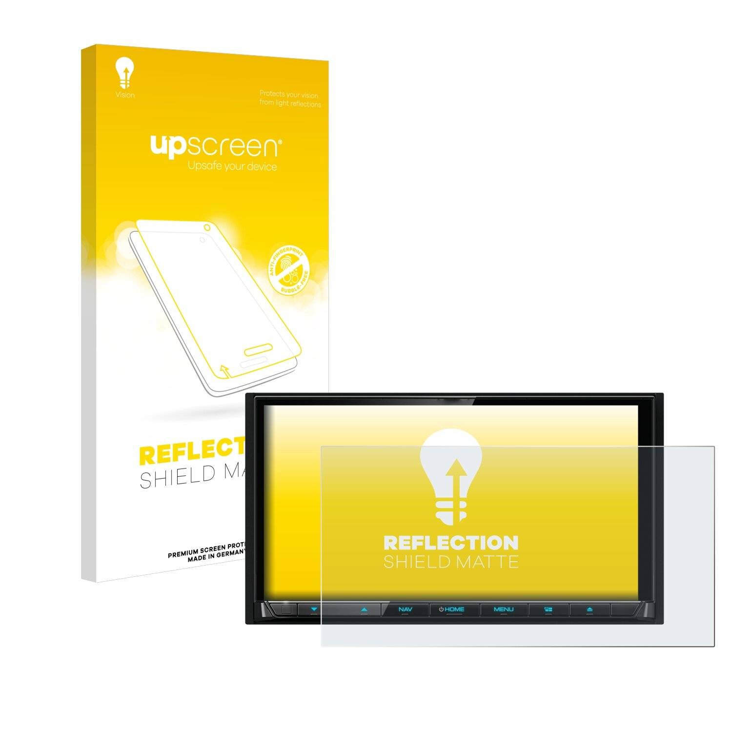 upscreen Reflection Shield Matt Schutzfolie für Kenwood