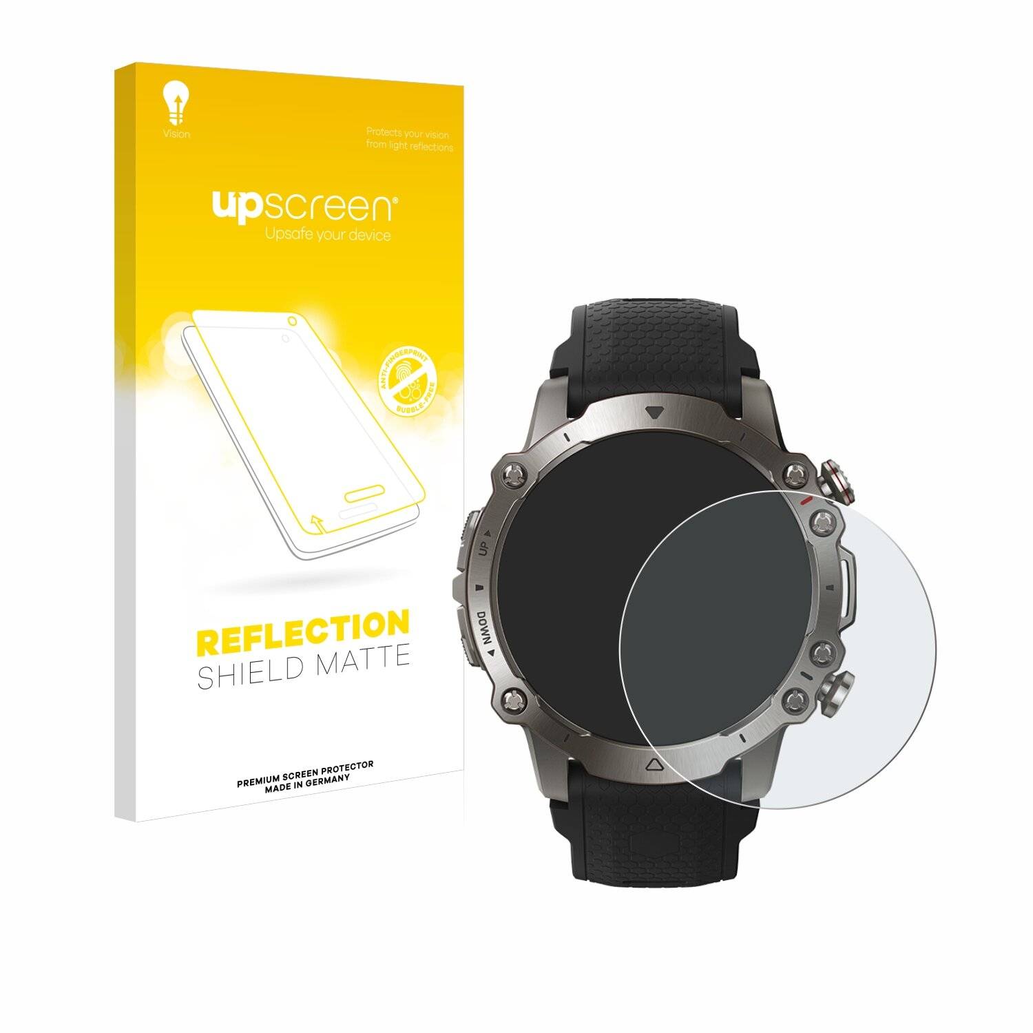 upscreen Reflection Shield Matt Schutzfolie für Huami Amazfit