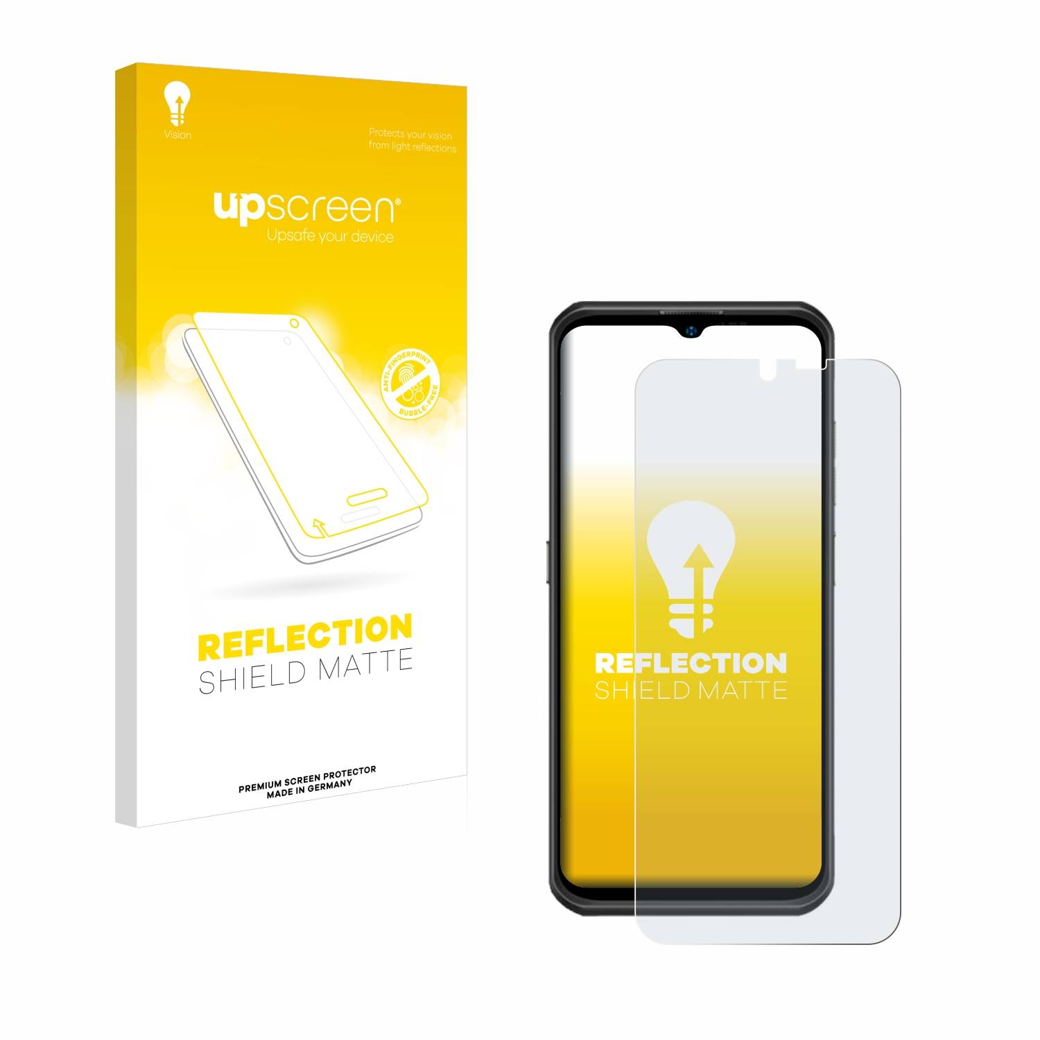 upscreen Reflection Shield Matt Schutzfolie für Ulefone Armor 17 Pro