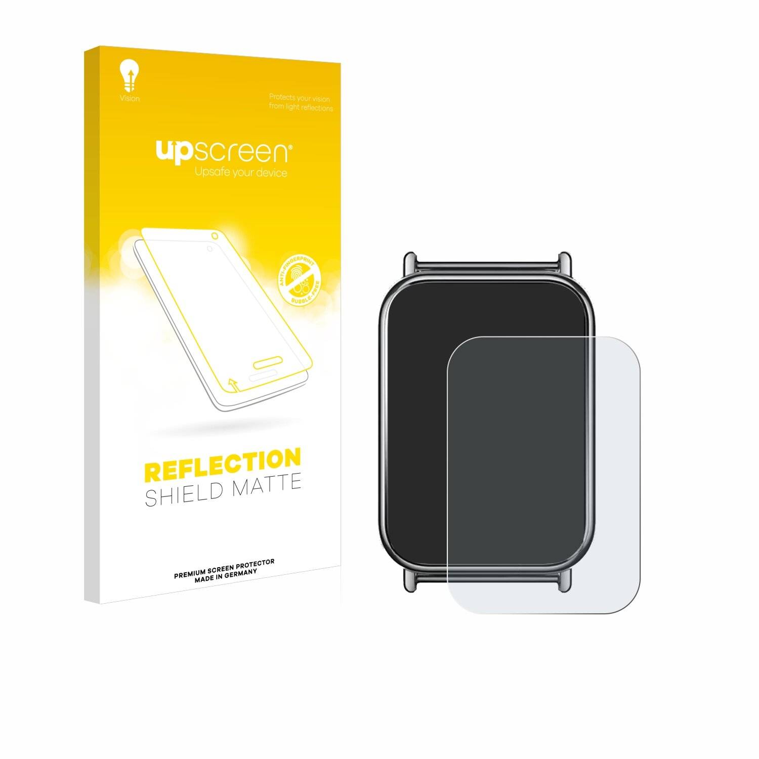 upscreen Reflection Shield Matt Schutzfolie für Xiaomi Mi Band 8