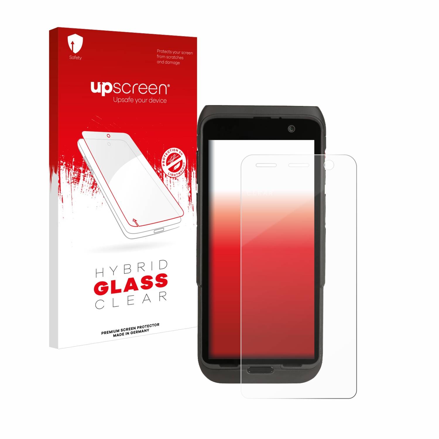 upscreen Hybrid Glas Panzer-Folie für Honeywell CT47