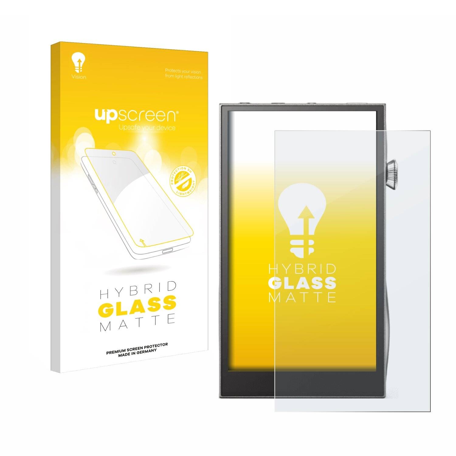 upscreen Hybrid Glas Matt Panzer-Folie für Astell&Kern A&futura
