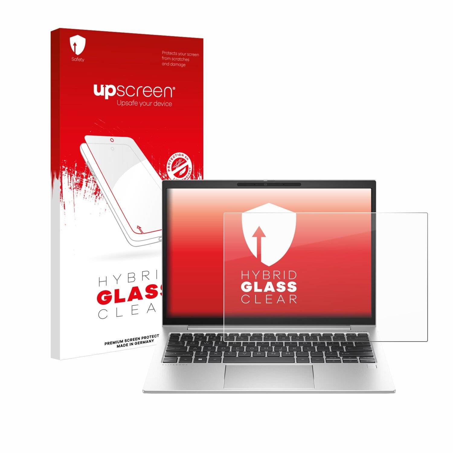 upscreen Hybrid Glas Panzer-Folie für HP EliteBook 835