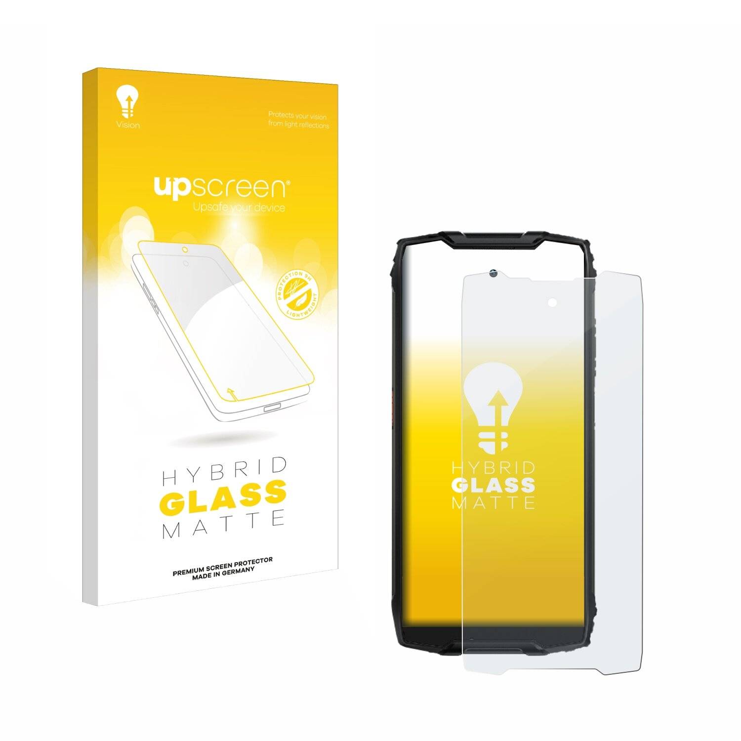 upscreen Hybrid Glas Matt Panzer-Folie für Blackview