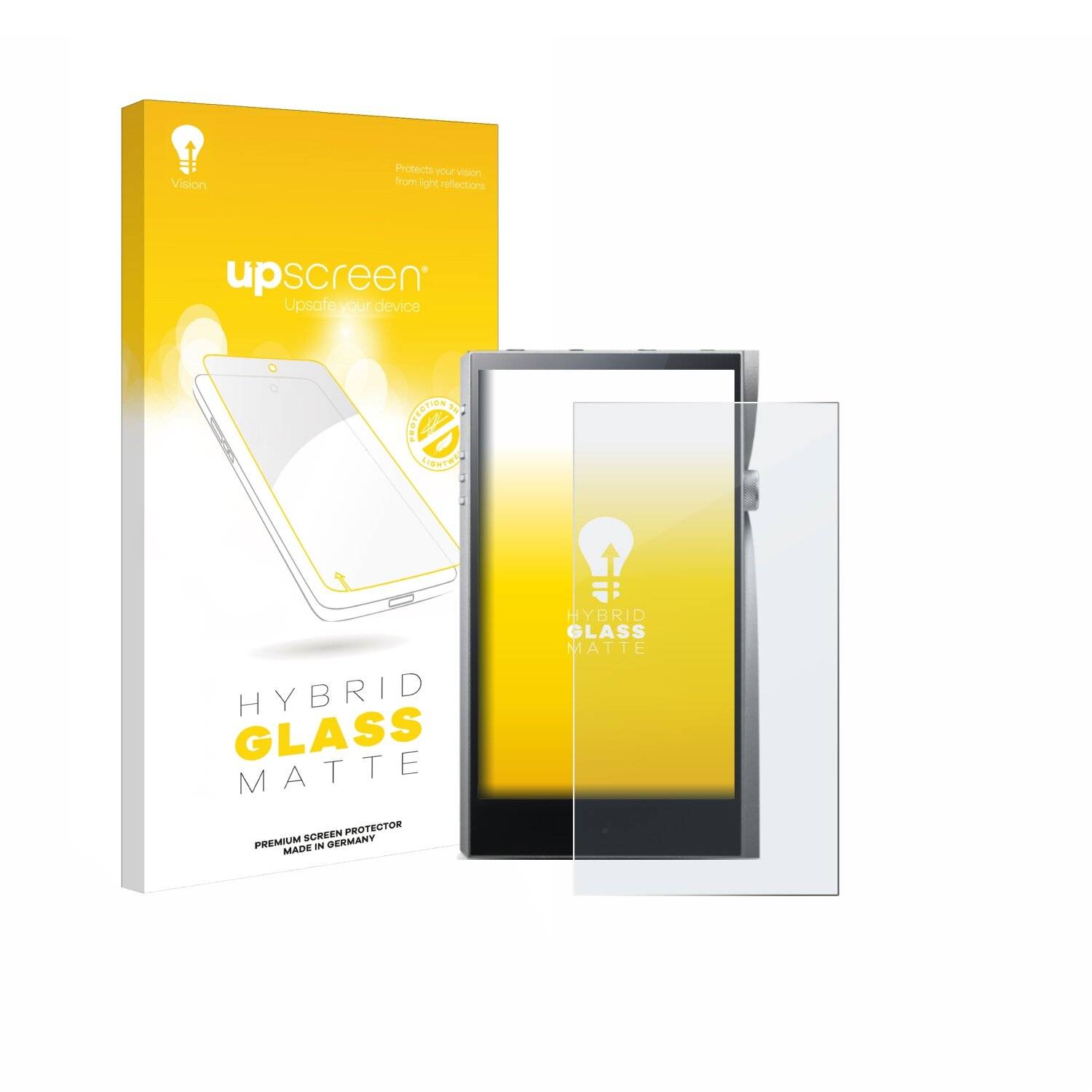 upscreen Hybrid Glas Matt Panzer-Folie für Astell&Kern A&futura