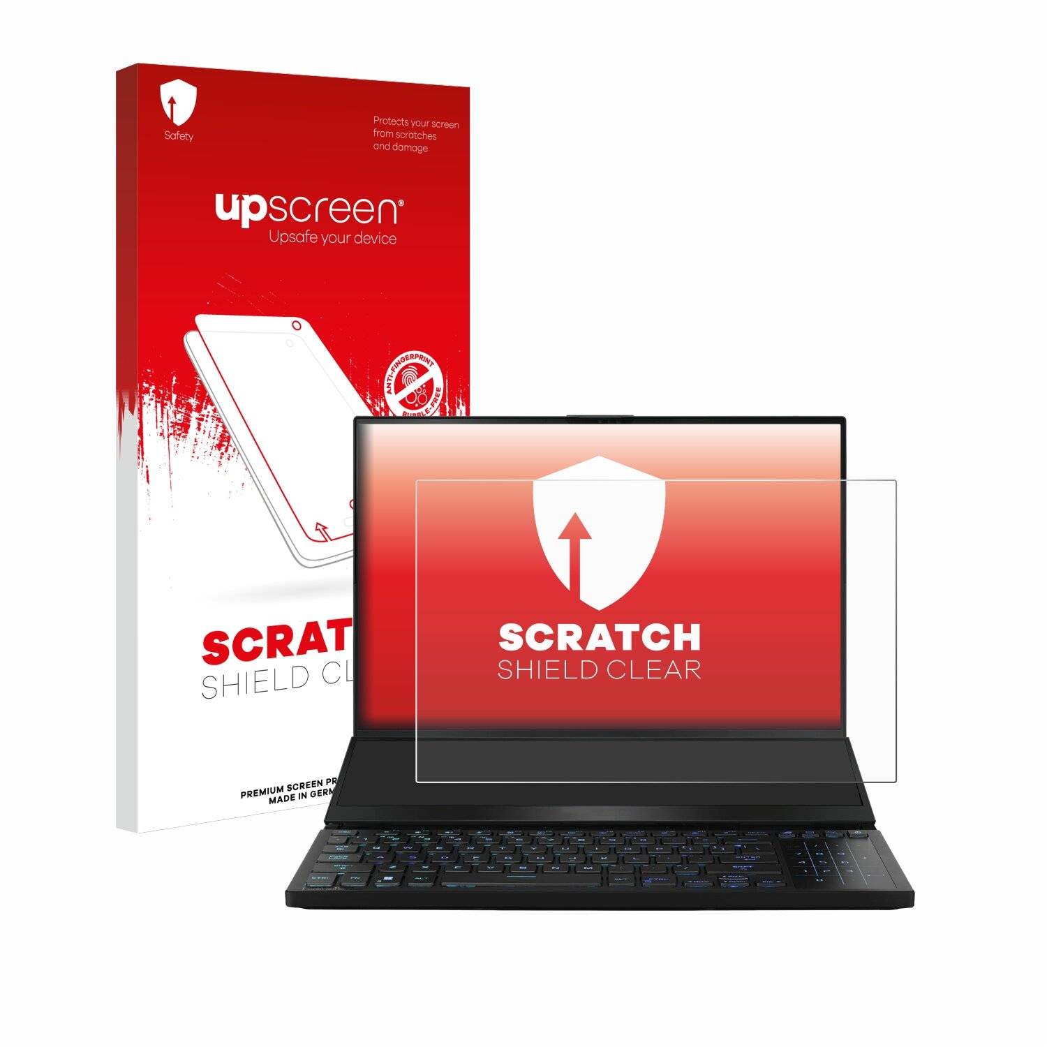 upscreen Scratch Shield Schutzfolie für ASUS ROG Zephyrus Duo 16