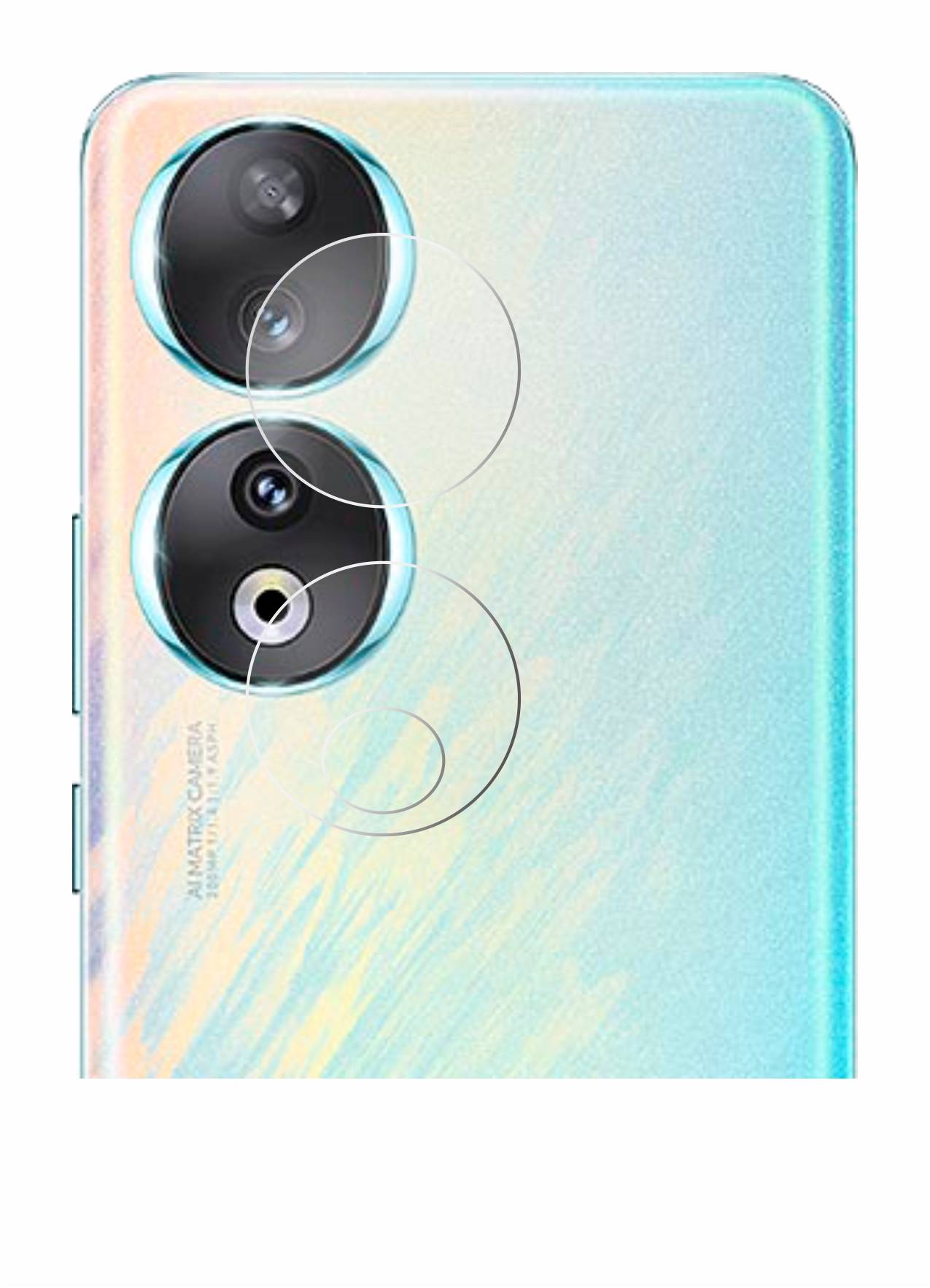 upscreen Hybrid Glas Panzer-Folie für Honor 90 (NUR Kameraschutz)