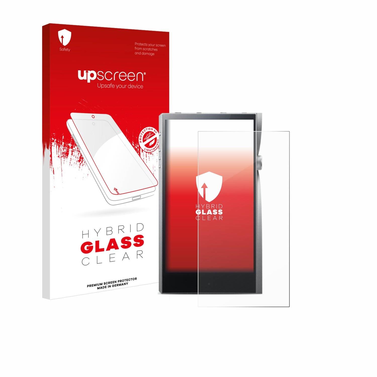 upscreen Hybrid Glas Panzer-Folie für Astell&Kern A&futura
