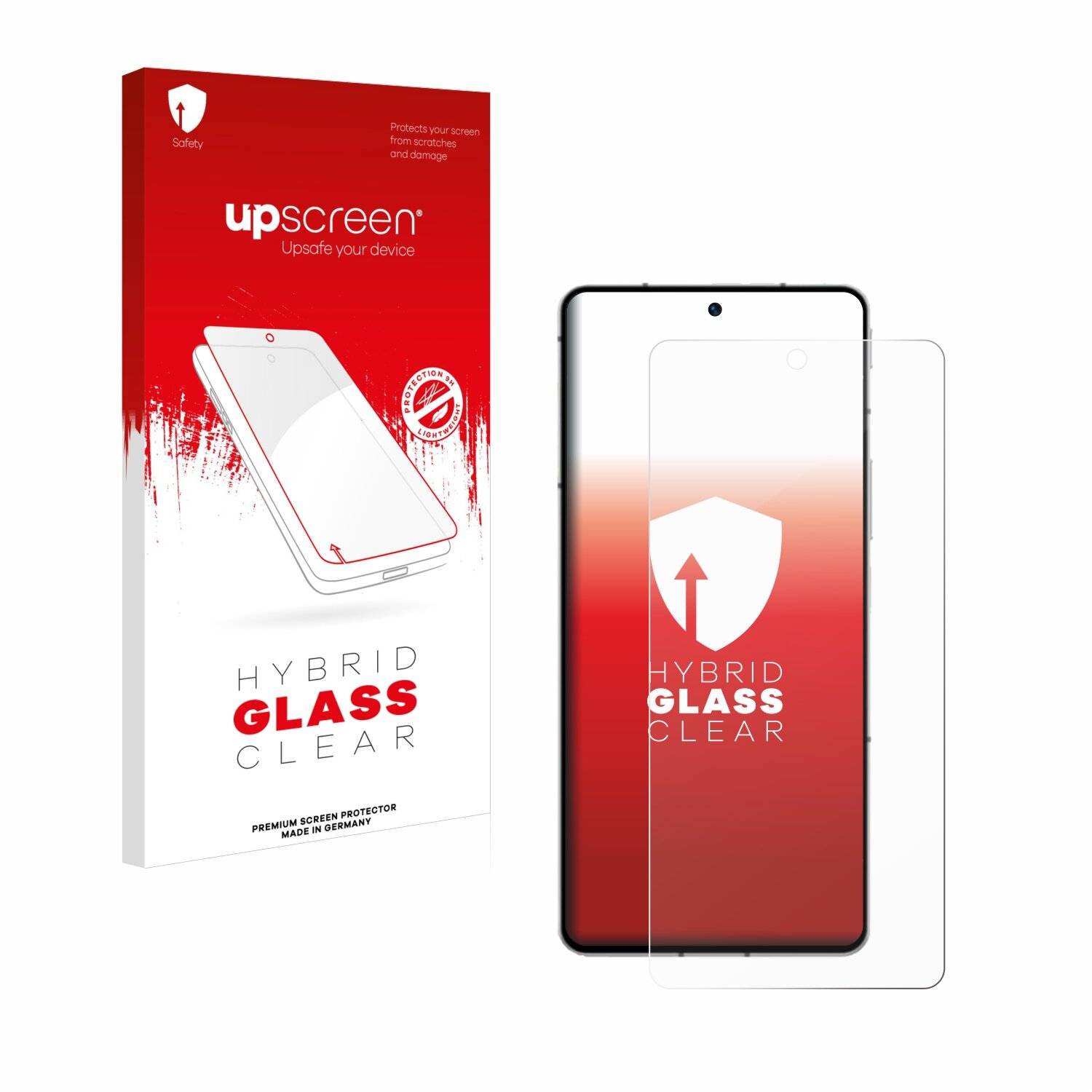 upscreen Hybrid Glas Panzer-Folie für ZTE Nubia Z50S