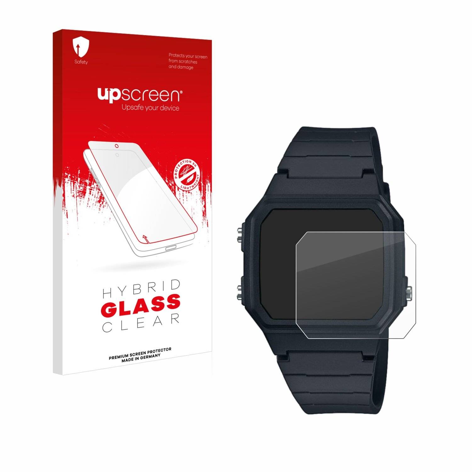 upscreen Hybrid Glas Panzer-Folie für Casio