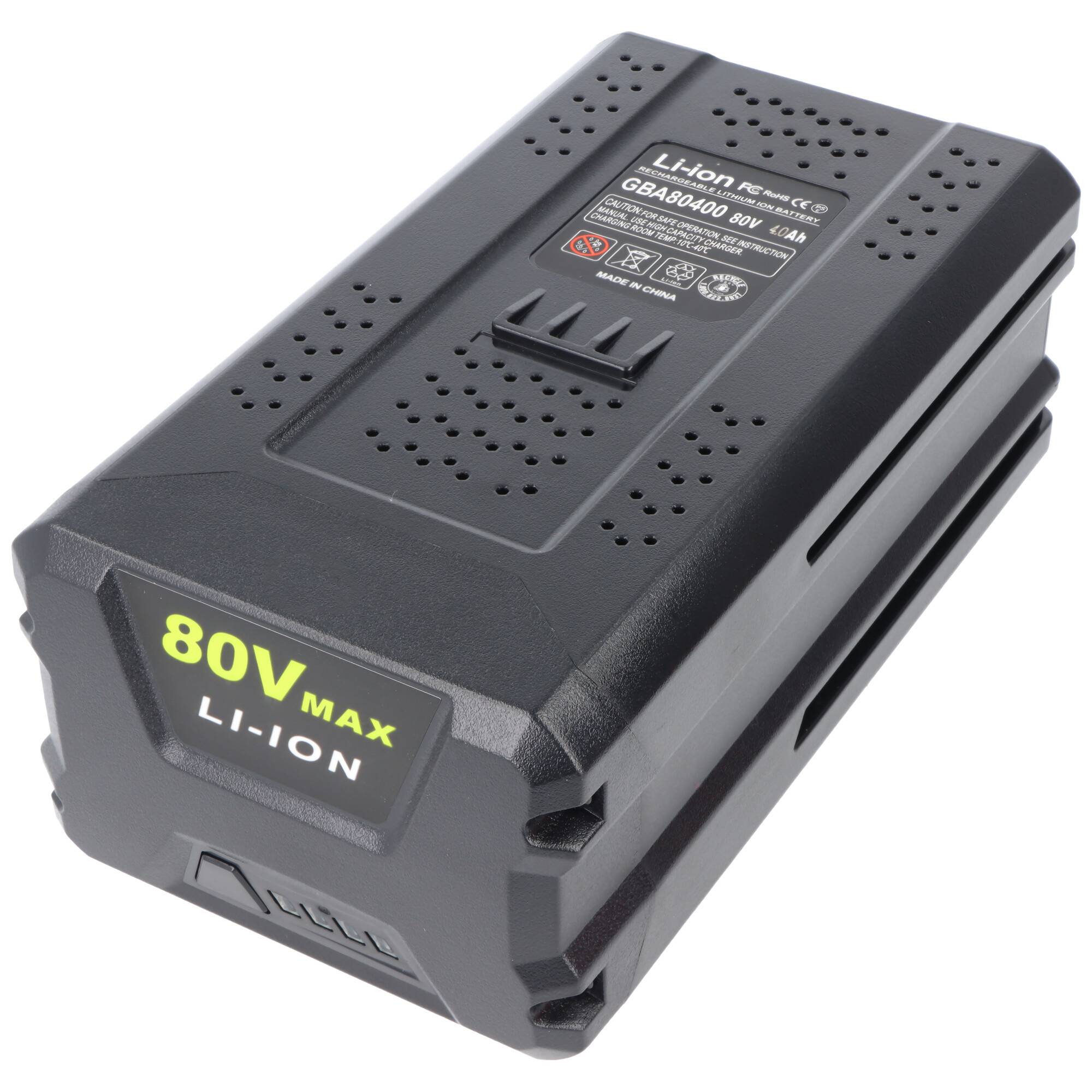 Werkzeugakku LiIon 80V 4,0Ah ersetzt Greenworks