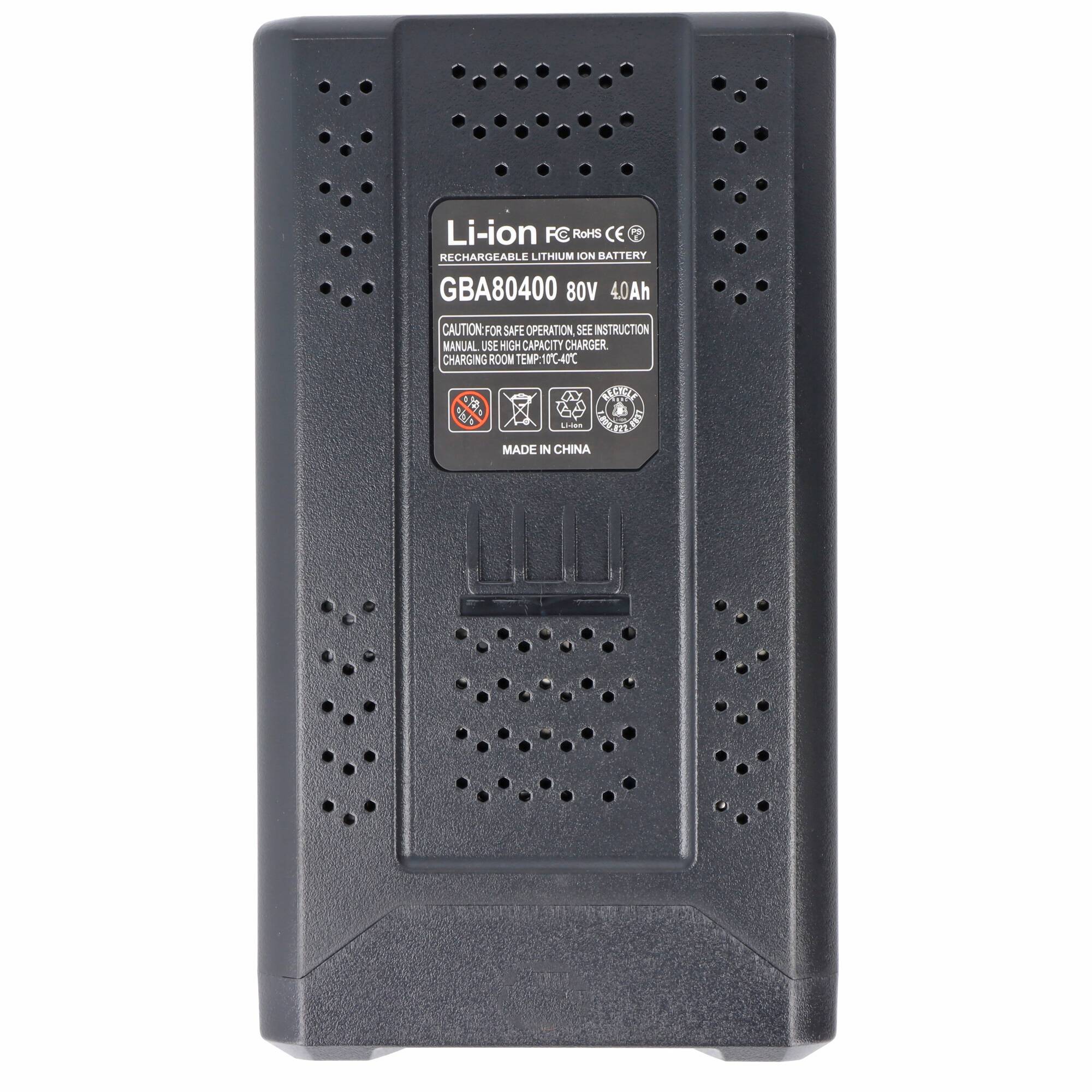 Werkzeugakku LiIon 80V 4,0Ah ersetzt Greenworks