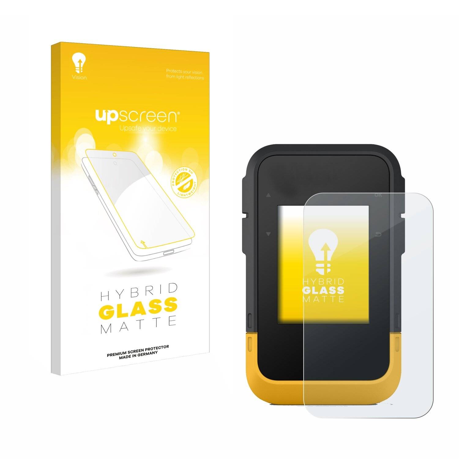 upscreen Hybrid Glas Matt Panzer-Folie für Garmin eTrex