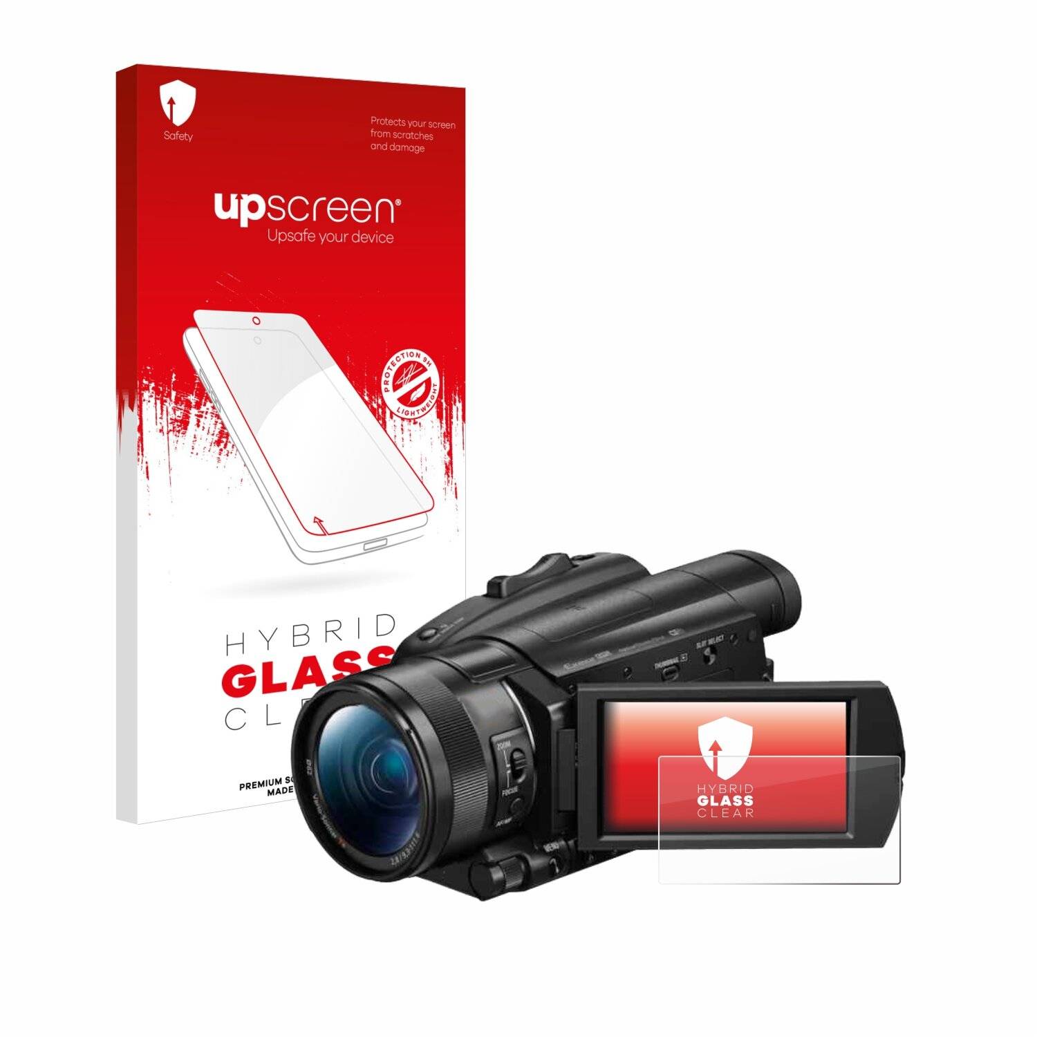 upscreen Hybrid Glas Panzer-Folie für Sony