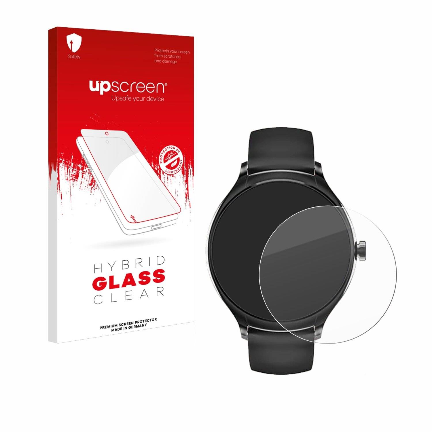 upscreen Hybrid Glas Panzer-Folie für Pireware Harmony