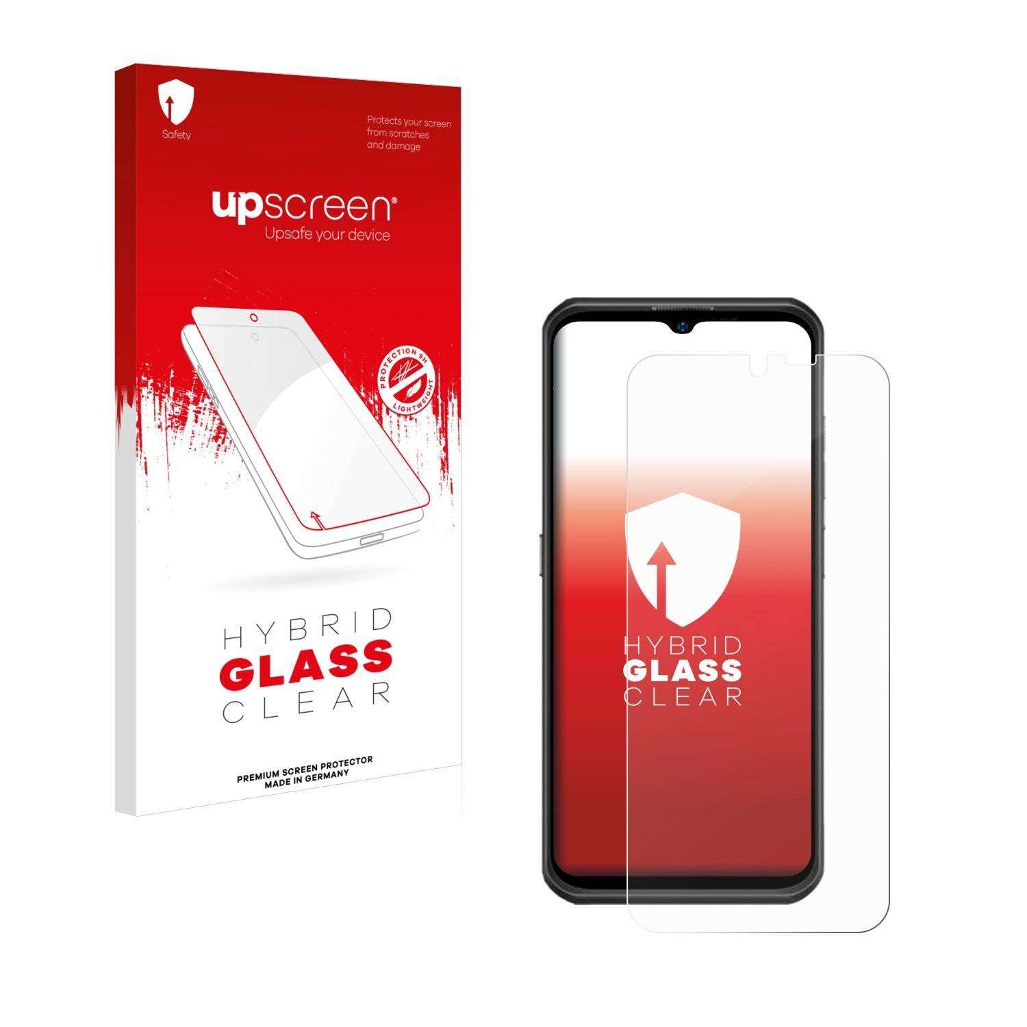 upscreen Hybrid Glas Panzer-Folie für Ulefone Armor 17