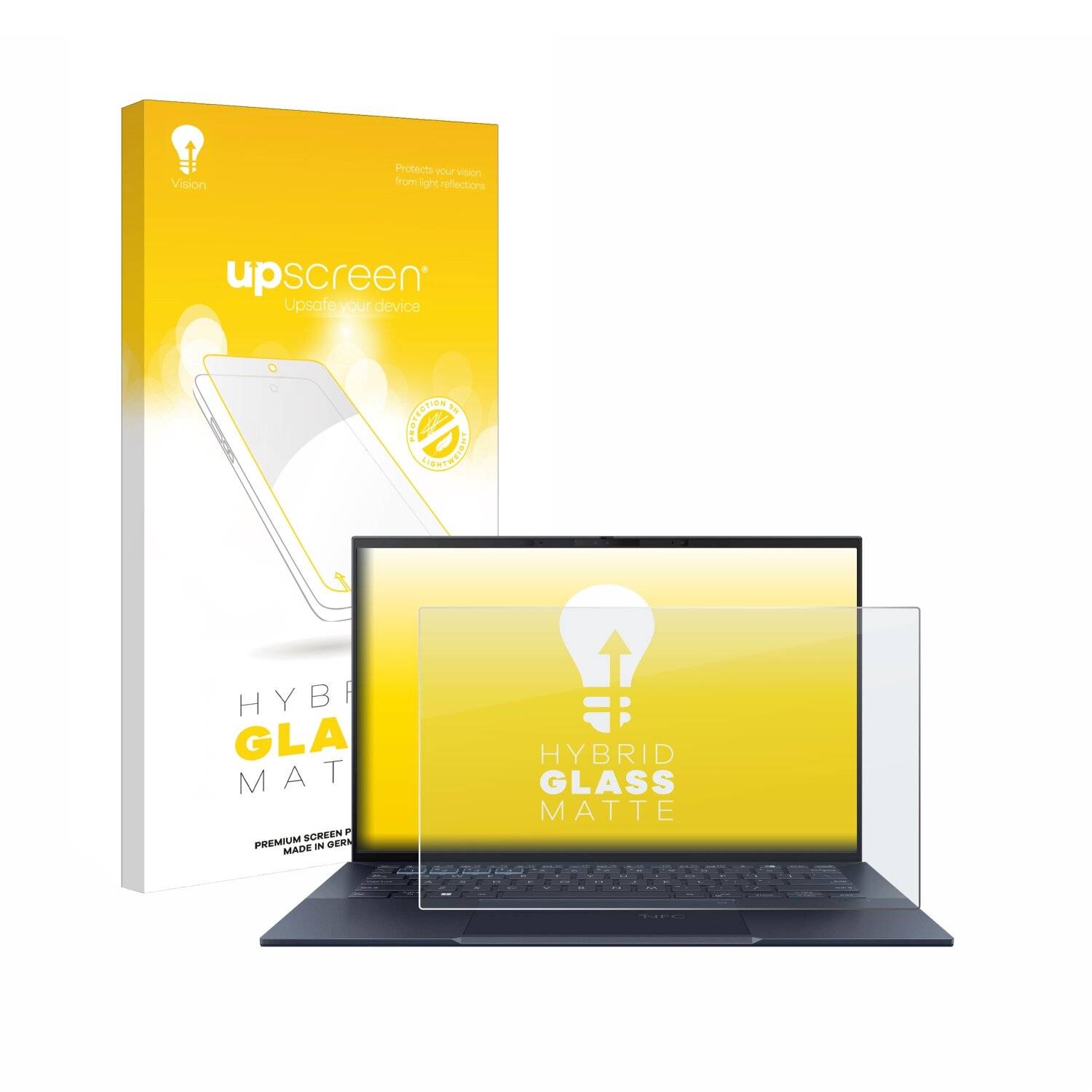 upscreen Hybrid Glas Matt Panzer-Folie für ASUS ExpertBook B9