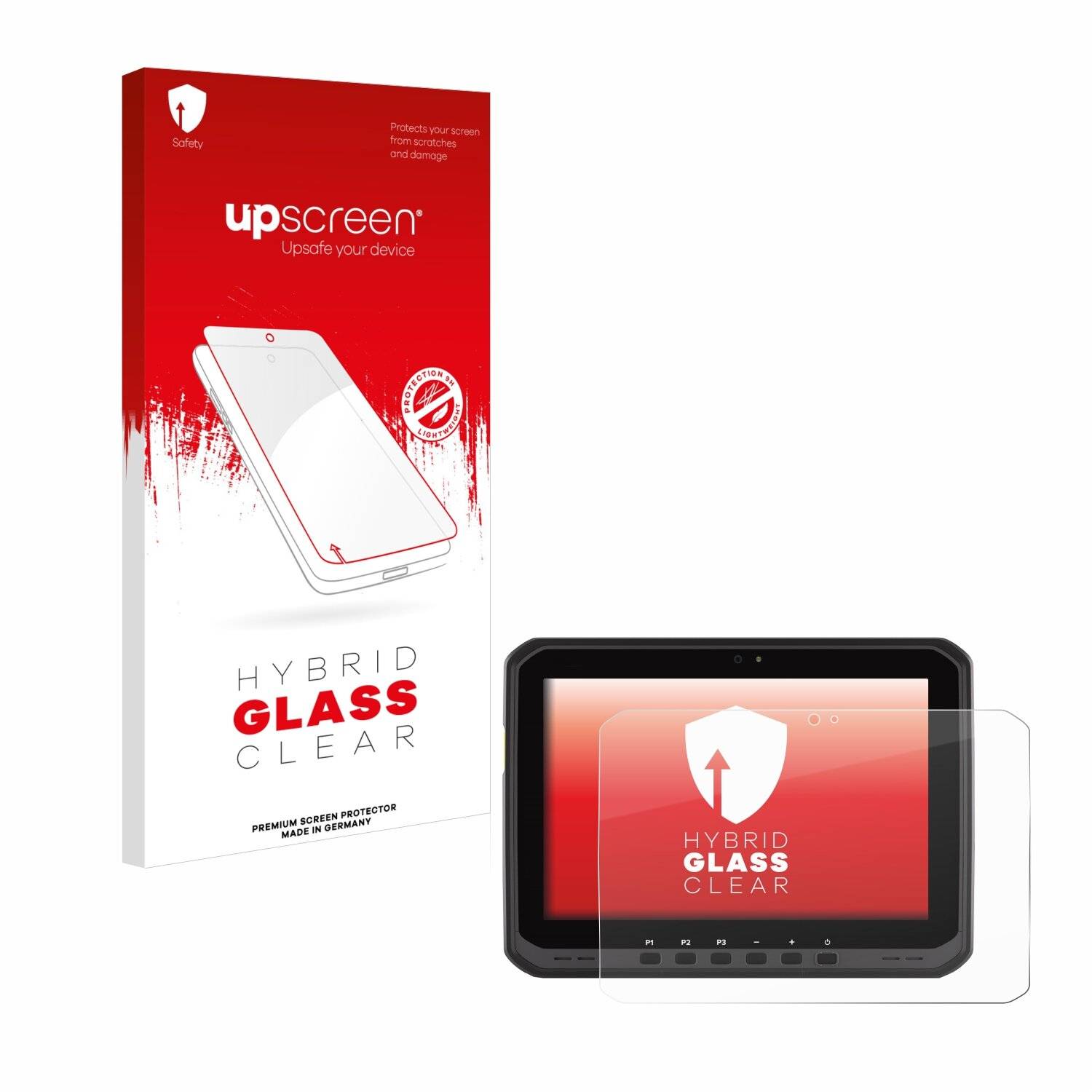 upscreen Hybrid Glas Panzer-Folie für Zebra
