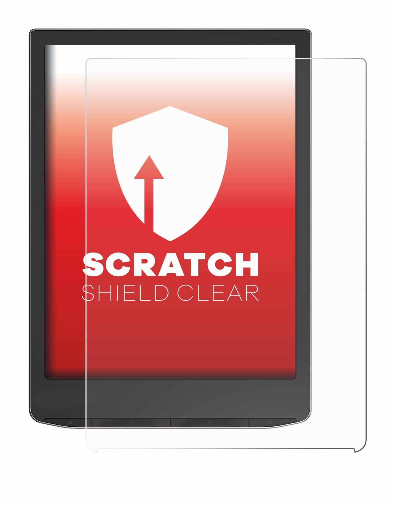 upscreen Scratch Shield Schutzfolie für PocketBook InkPad 4