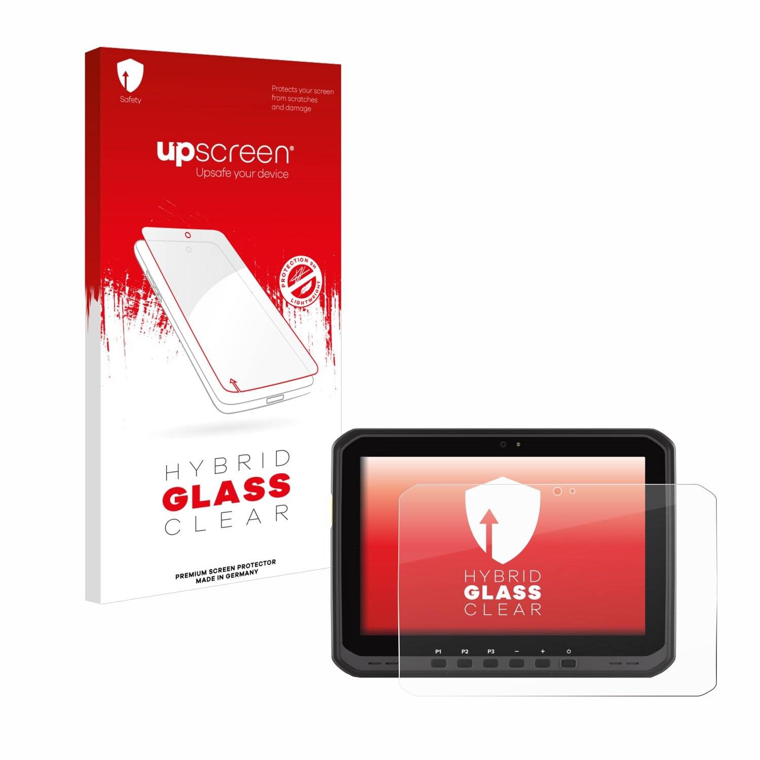 upscreen Hybrid Glas Panzer-Folie für Zebra