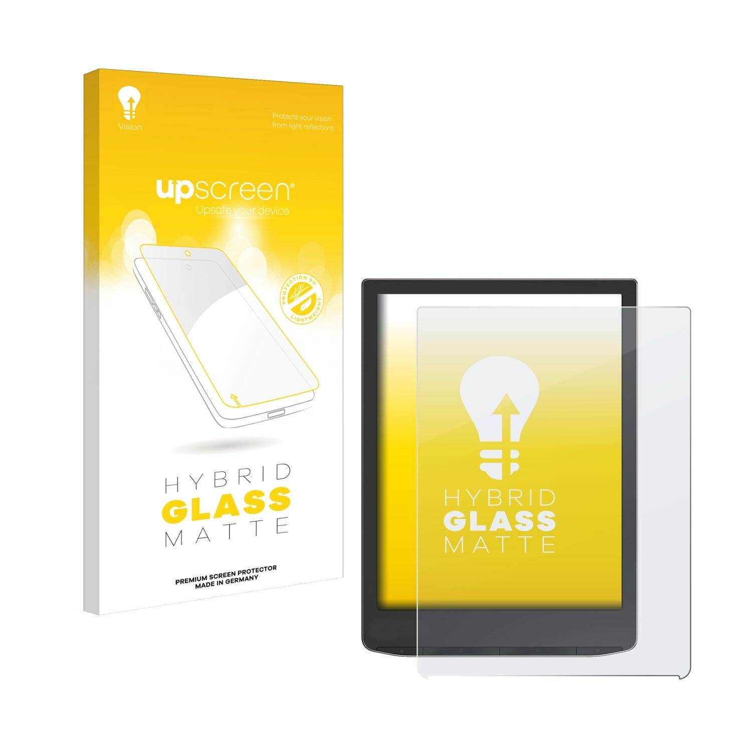 upscreen Hybrid Glas Matt Panzer-Folie für PocketBook InkPad