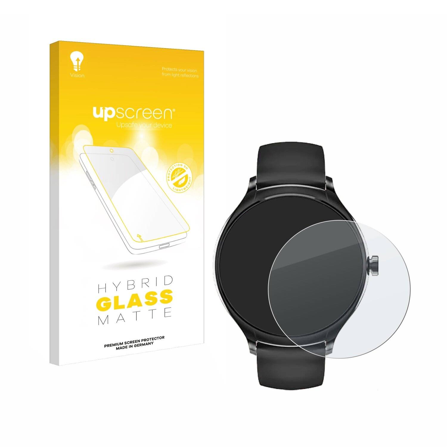 upscreen Hybrid Glas Matt Panzer-Folie für Pireware Harmony