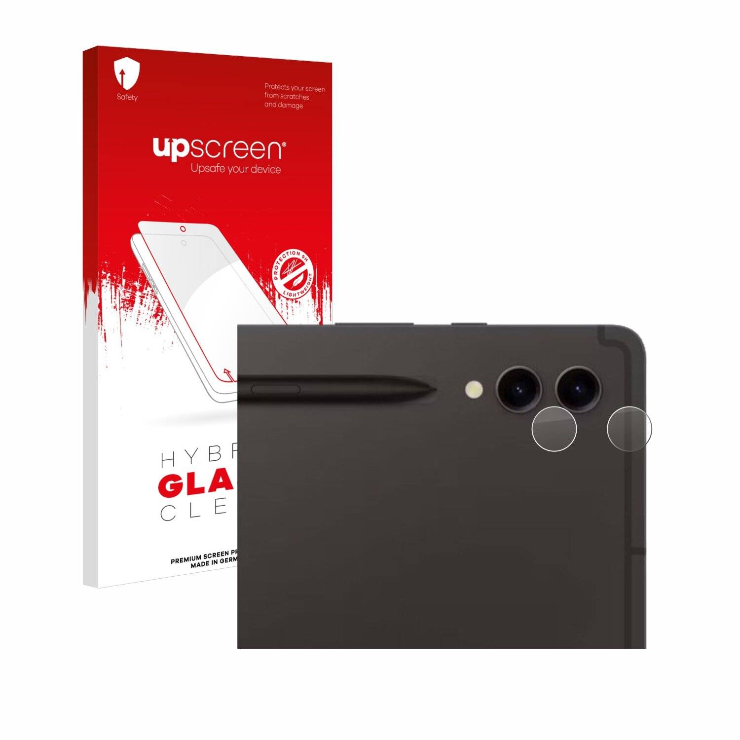 upscreen Hybrid Glas Panzer-Folie für Samsung Galaxy Tab S9 Ultra WiFi (NUR