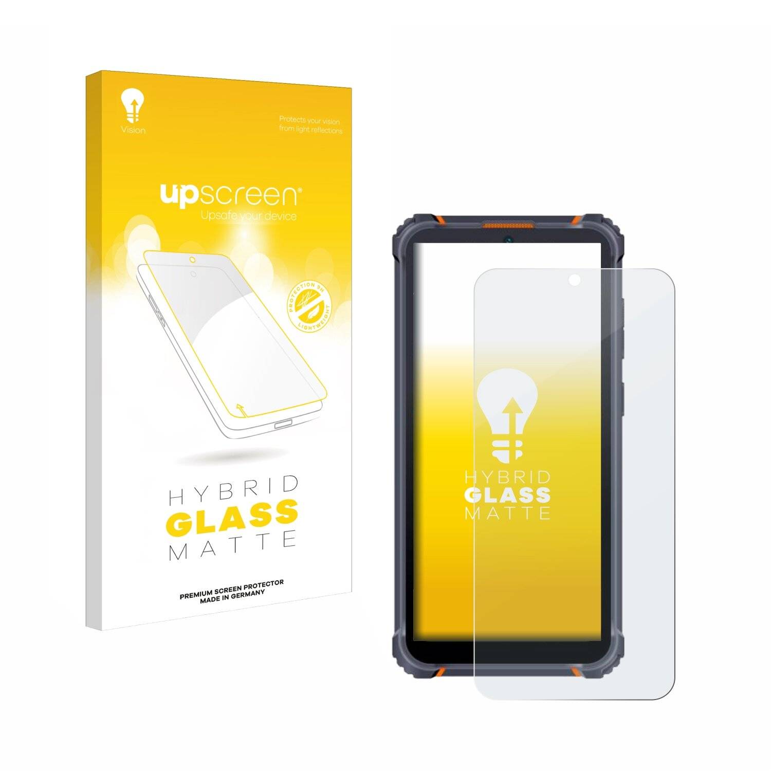 upscreen Hybrid Glas Matt Panzer-Folie für Hotwav