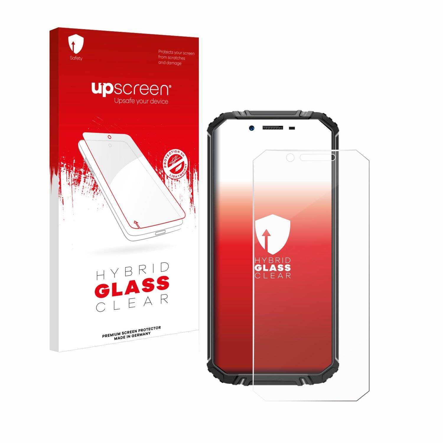 upscreen Hybrid Glas Panzer-Folie für Oukitel