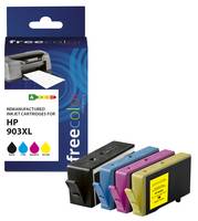 FREECOLOR - Patrone HP 903XL color BK/C/M/Y remanufactured - Wiederaufbereitet - Kompatibel