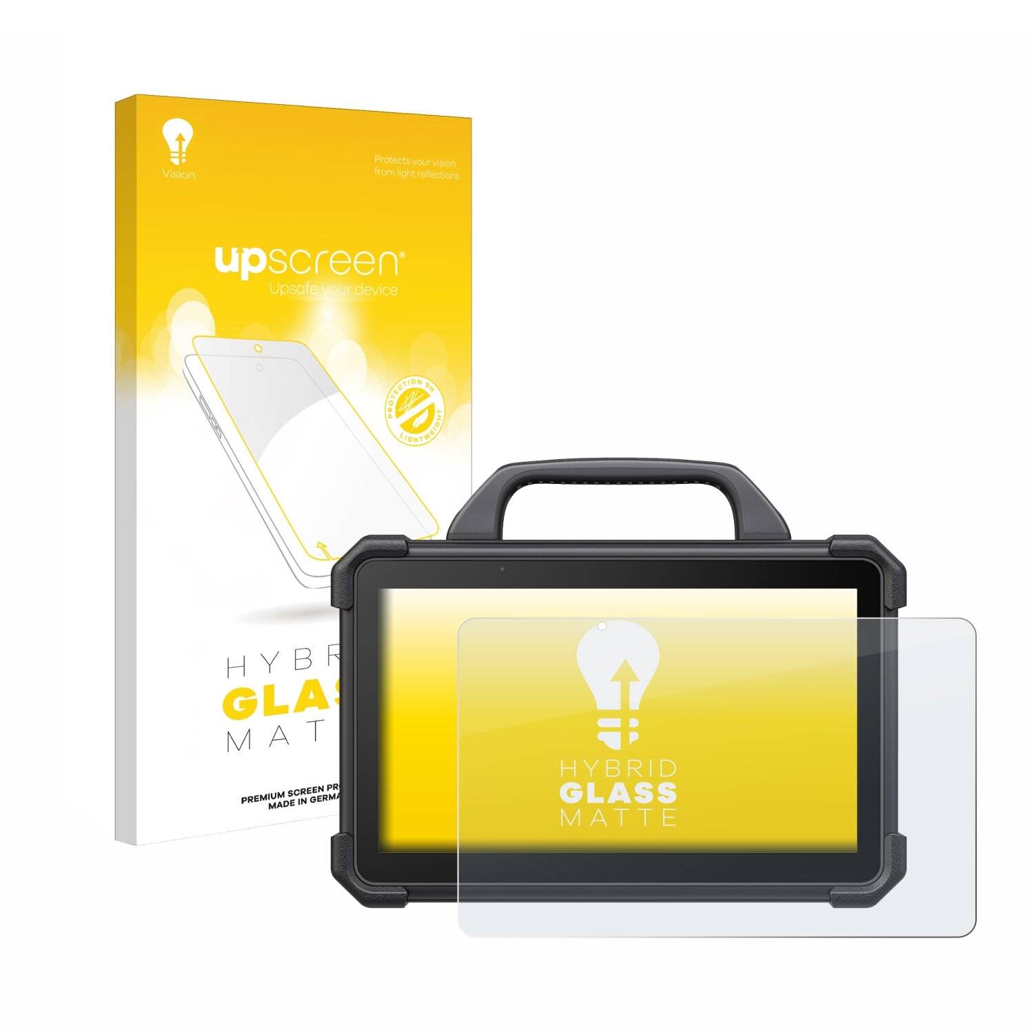 upscreen Hybrid Glas Matt Panzer-Folie für Launch X-431 Tab VII (Tab 7)