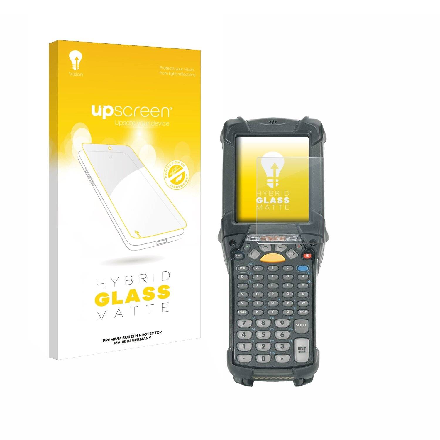 upscreen Hybrid Glas Matt Panzer-Folie für Zebra