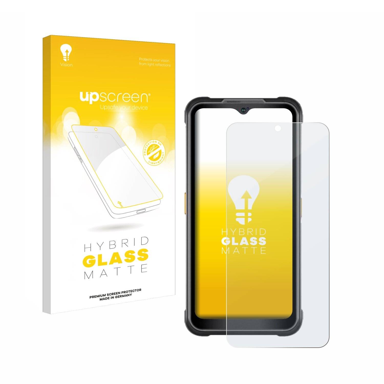 upscreen Hybrid Glas Matt Panzer-Folie für AGM G2