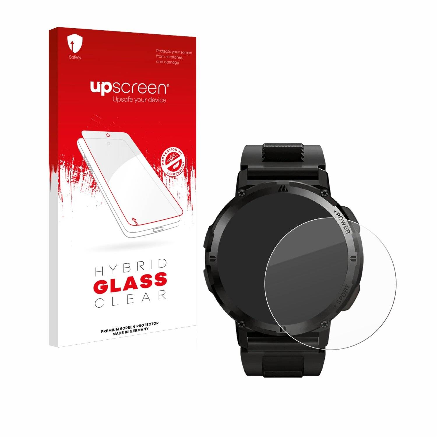 upscreen Hybrid Glas Panzer-Folie für Njord Gear The Mountaineer