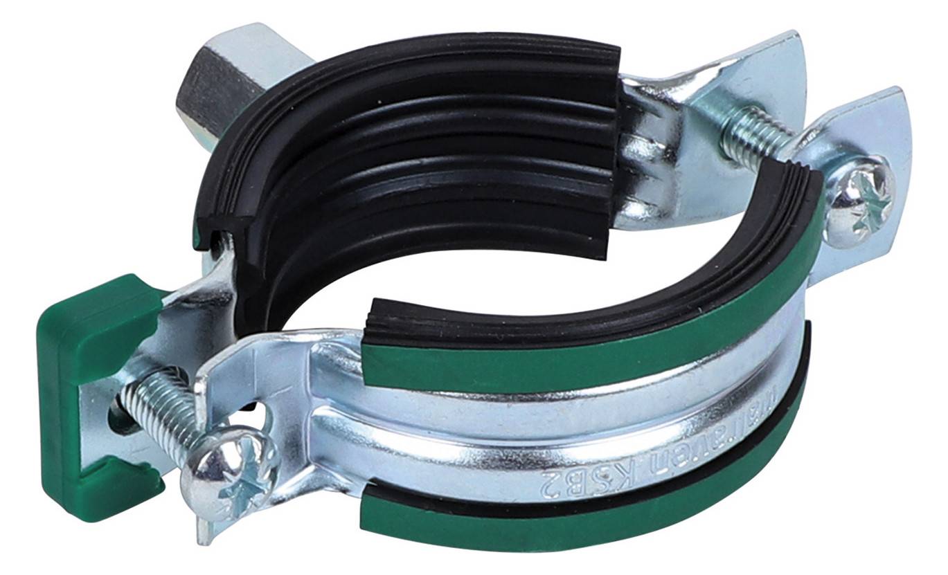 Walraven Rohrschelle KSB2 ev 66-70 mm EPDM M8/M10 Zweischraubenschelle