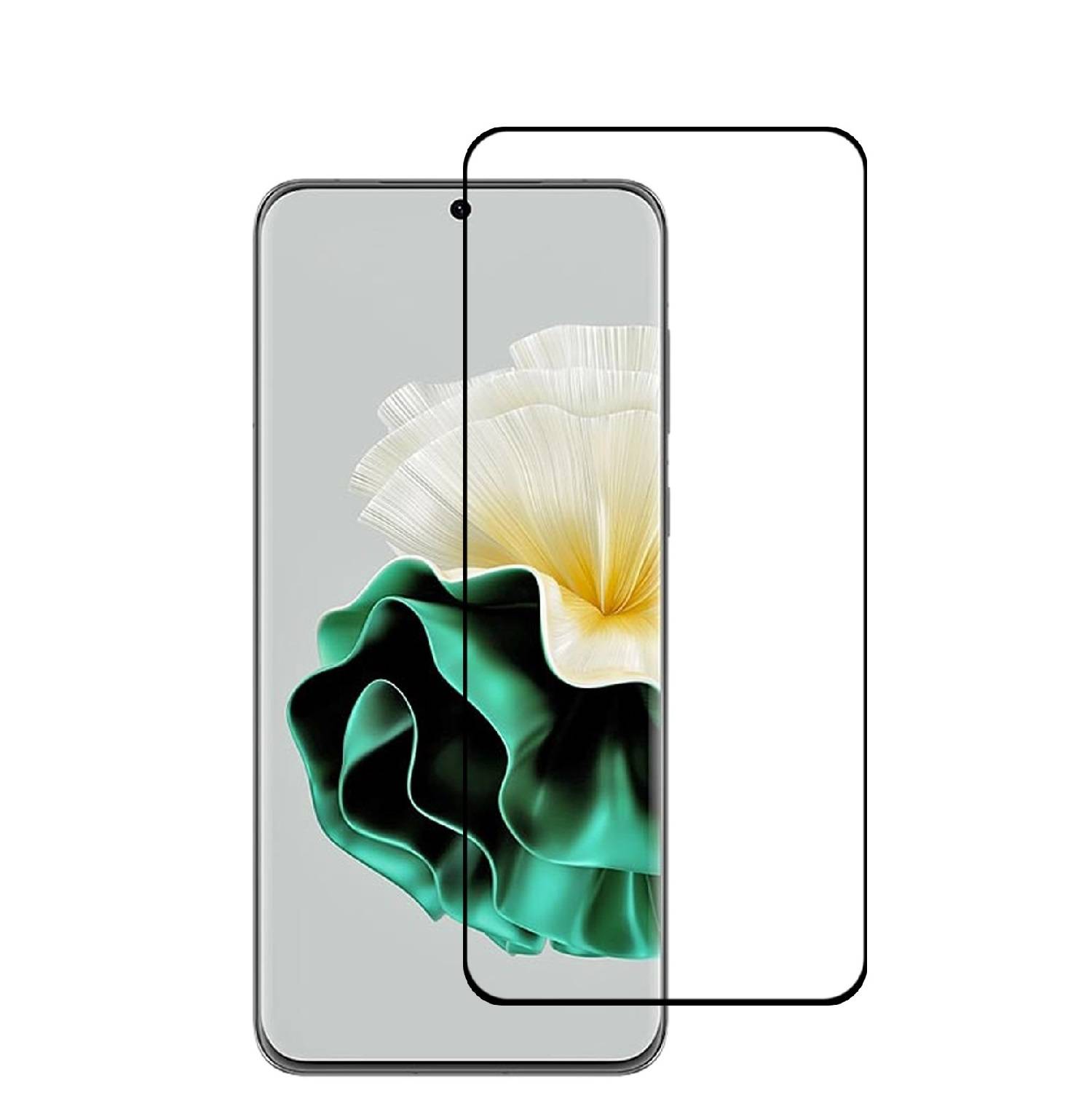 2x 9H Panzerglas für Huawei P60 Pro FULL COVER Displayschutz Schutzglas Hartglas Schutzfolie HD KLAR