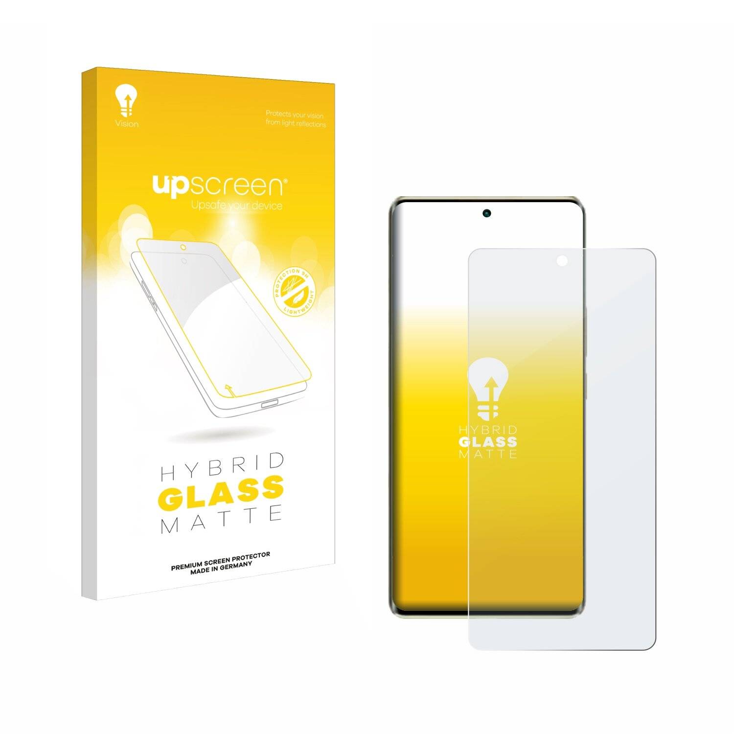 upscreen Hybrid Glas Matt Panzer-Folie für Infinix Zero