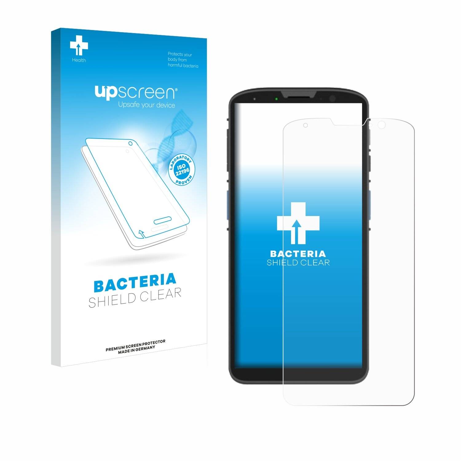 upscreen Bacteria Shield Schutzfolie für Unitech EA630Plus -