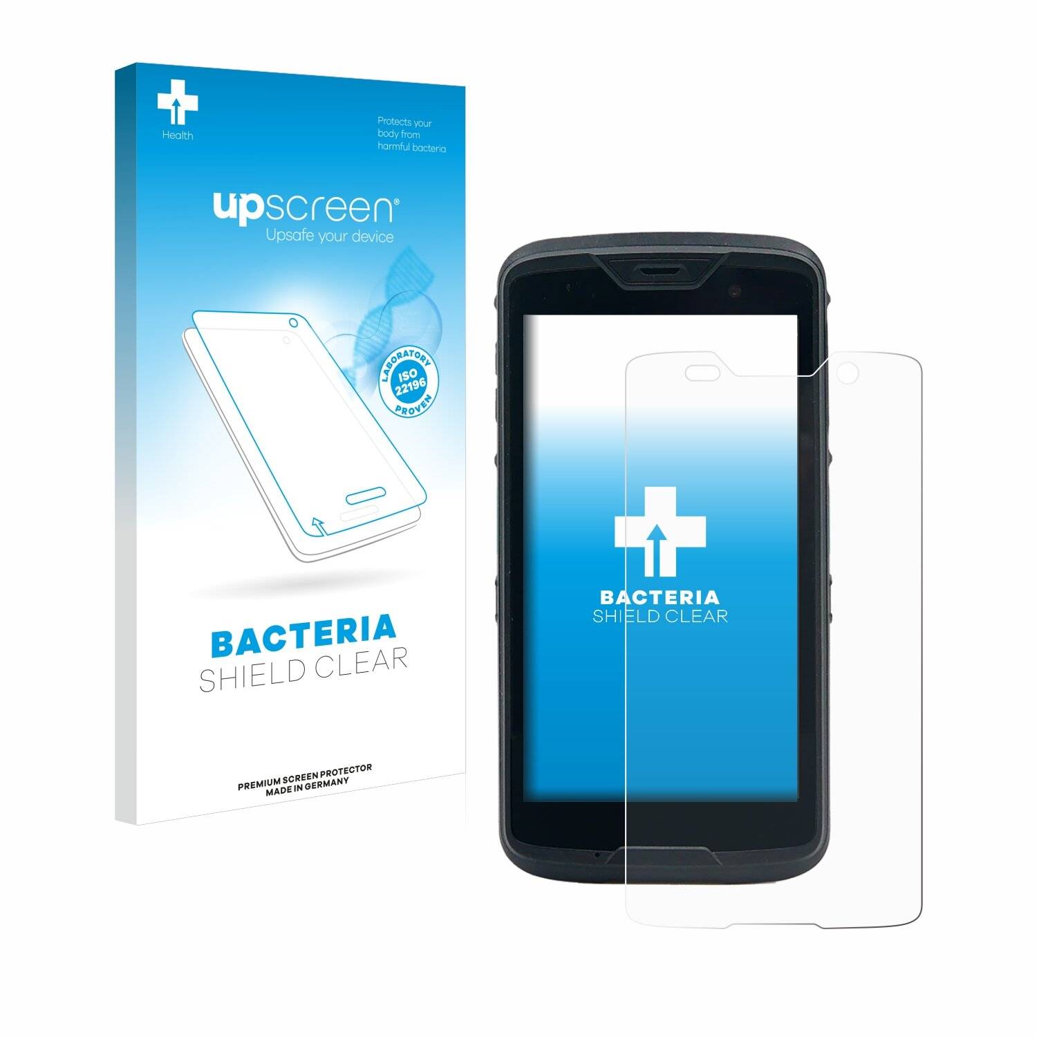 upscreen Bacteria Shield Schutzfolie für Unitech EA 520 -