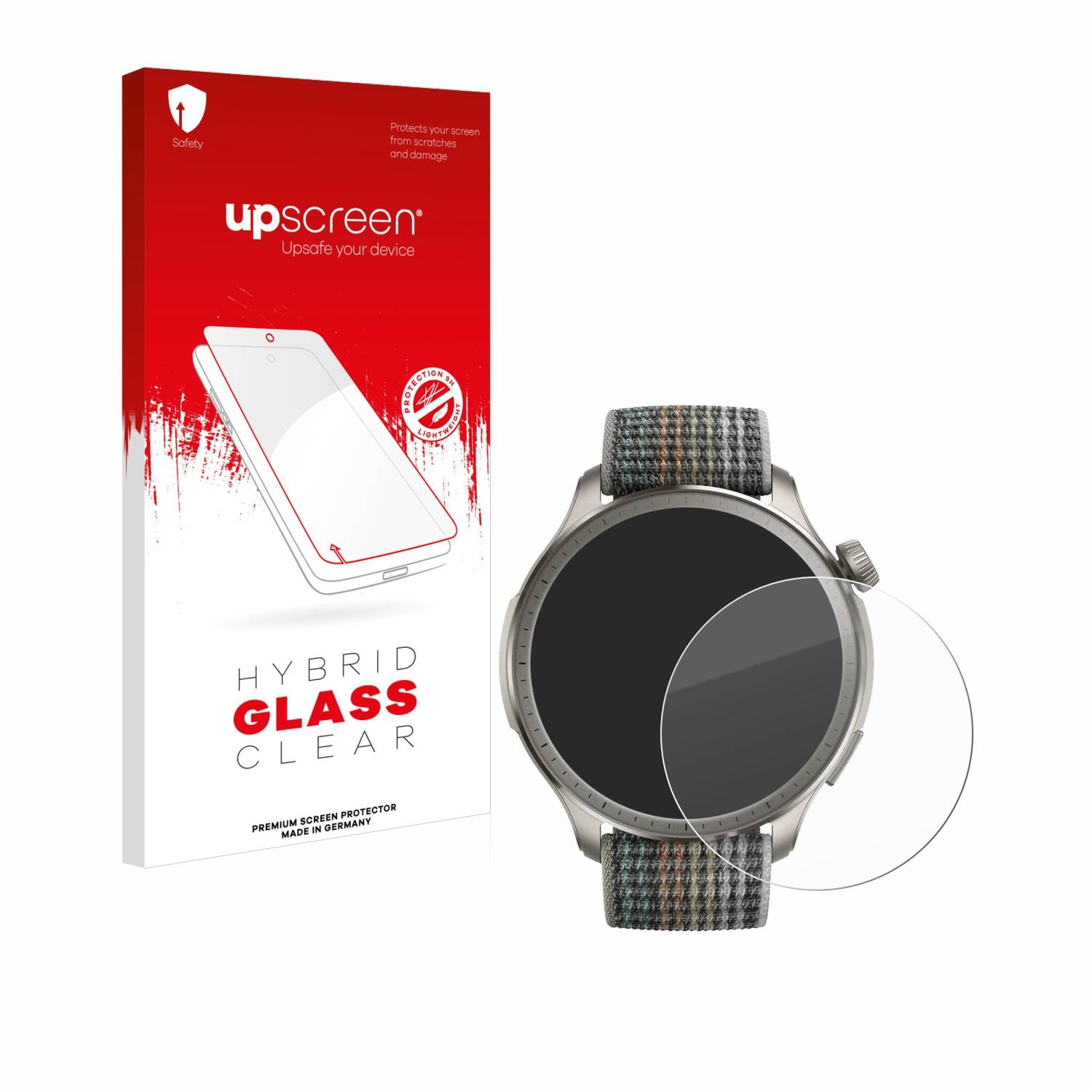 upscreen Hybrid Glas Panzer-Folie für Huami Amazfit Balance