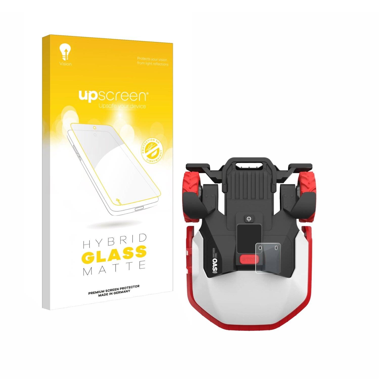 upscreen Hybrid Glas Matt Panzer-Folie für Kress Mission Mega 3000