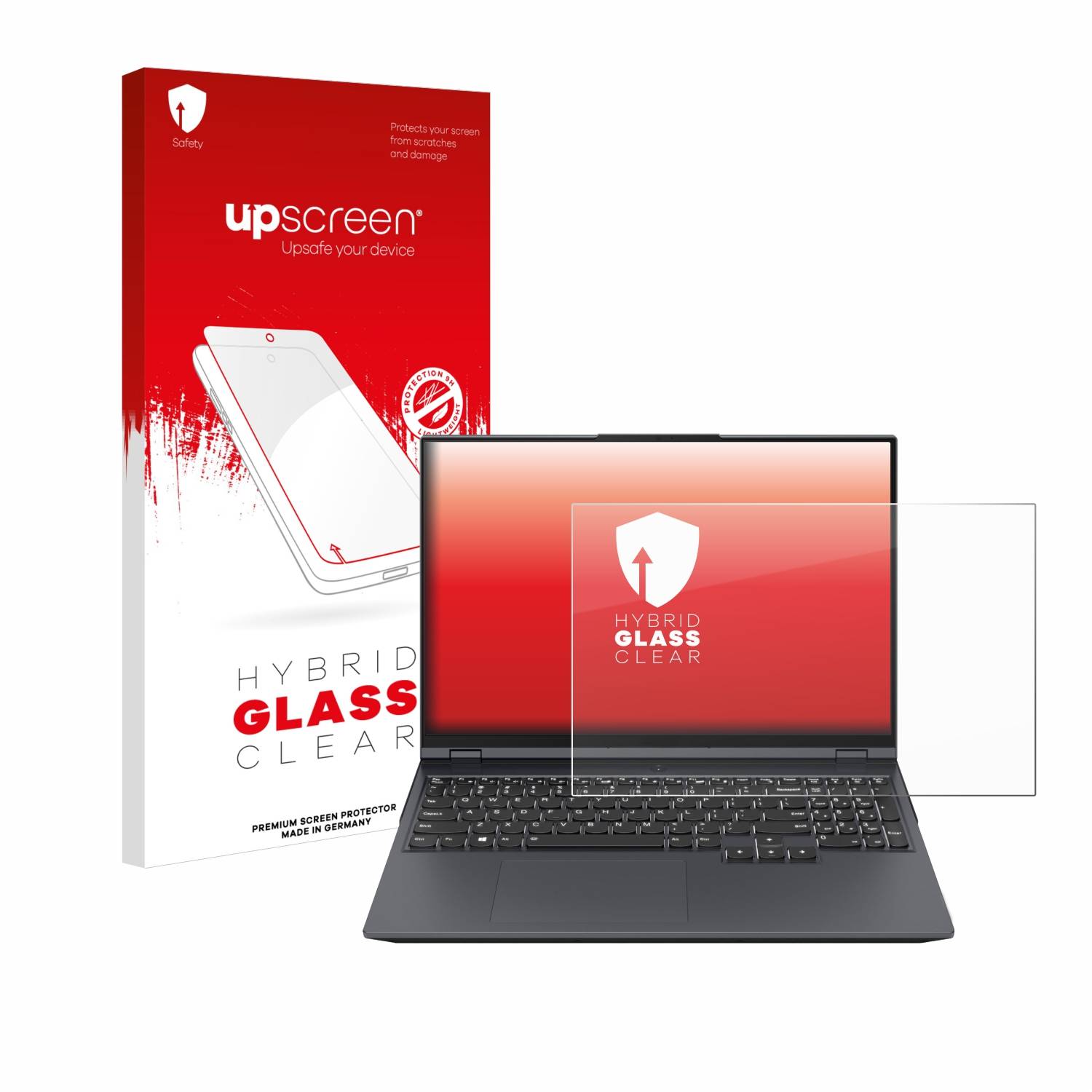 upscreen Hybrid Glas Panzer-Folie für Lenovo Legion Pro 5i Gen 8 16