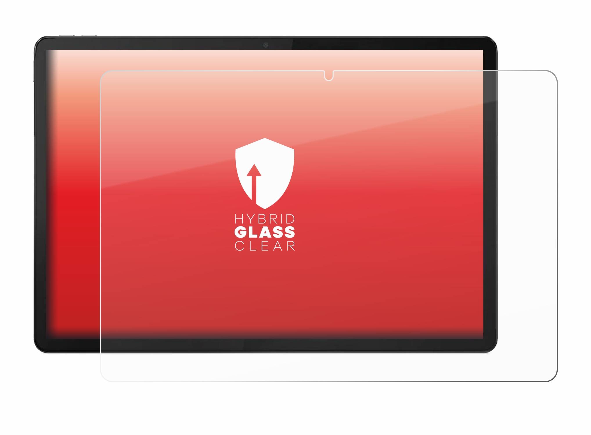 upscreen Hybrid Glas Panzer-Folie für Lenovo Tab P12 2023