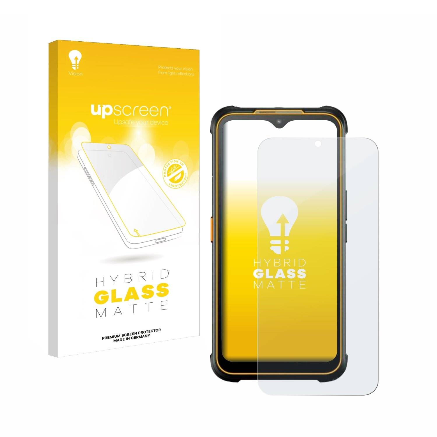 upscreen Hybrid Glas Matt Panzer-Folie für AGM Glory