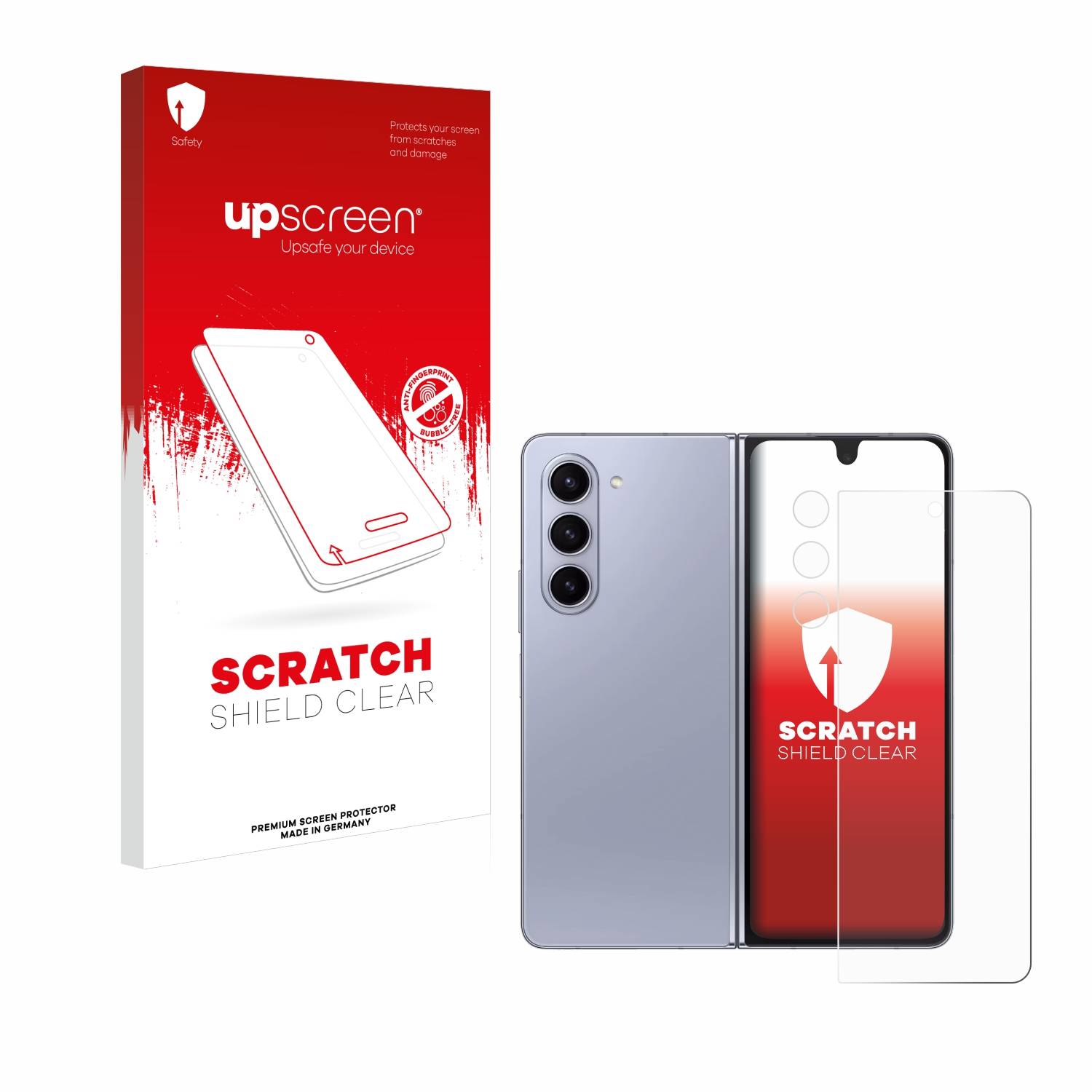 upscreen Scratch Shield Schutzfolie für Samsung Galaxy Z Fold 5 (Display+Kamera)