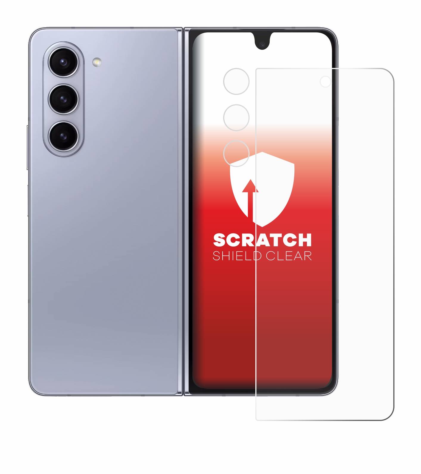upscreen Scratch Shield Schutzfolie für Samsung Galaxy Z Fold 5 (Display+Kamera)