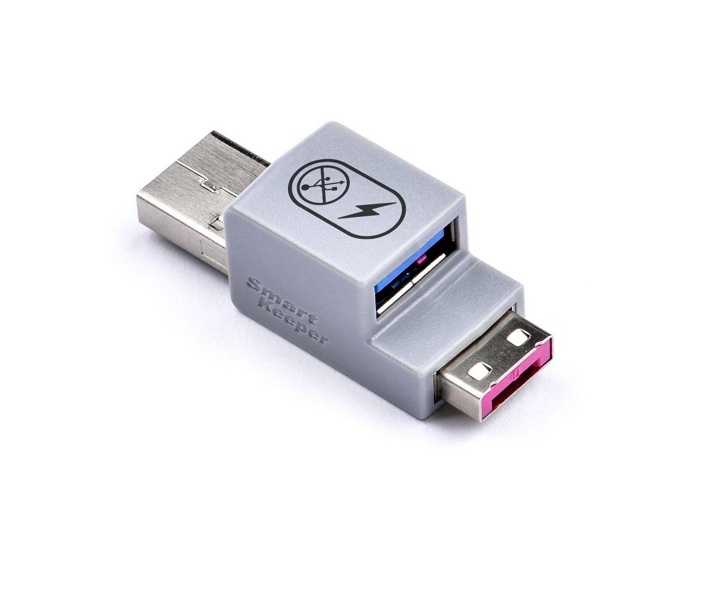 Smart Keeper Basic"USB-A Port" Smart Data Blocker pink