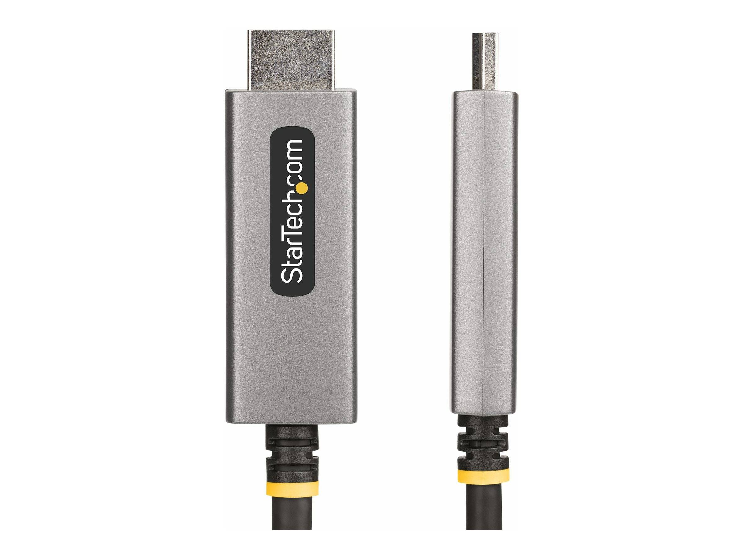 StarTech.com 6ft (2m) DisplayPort to HDMI Adapter Cable, 8K 60Hz, 4K 144Hz, HDR10, DP 1.4 to HDMI 2.1 Active Video Conve