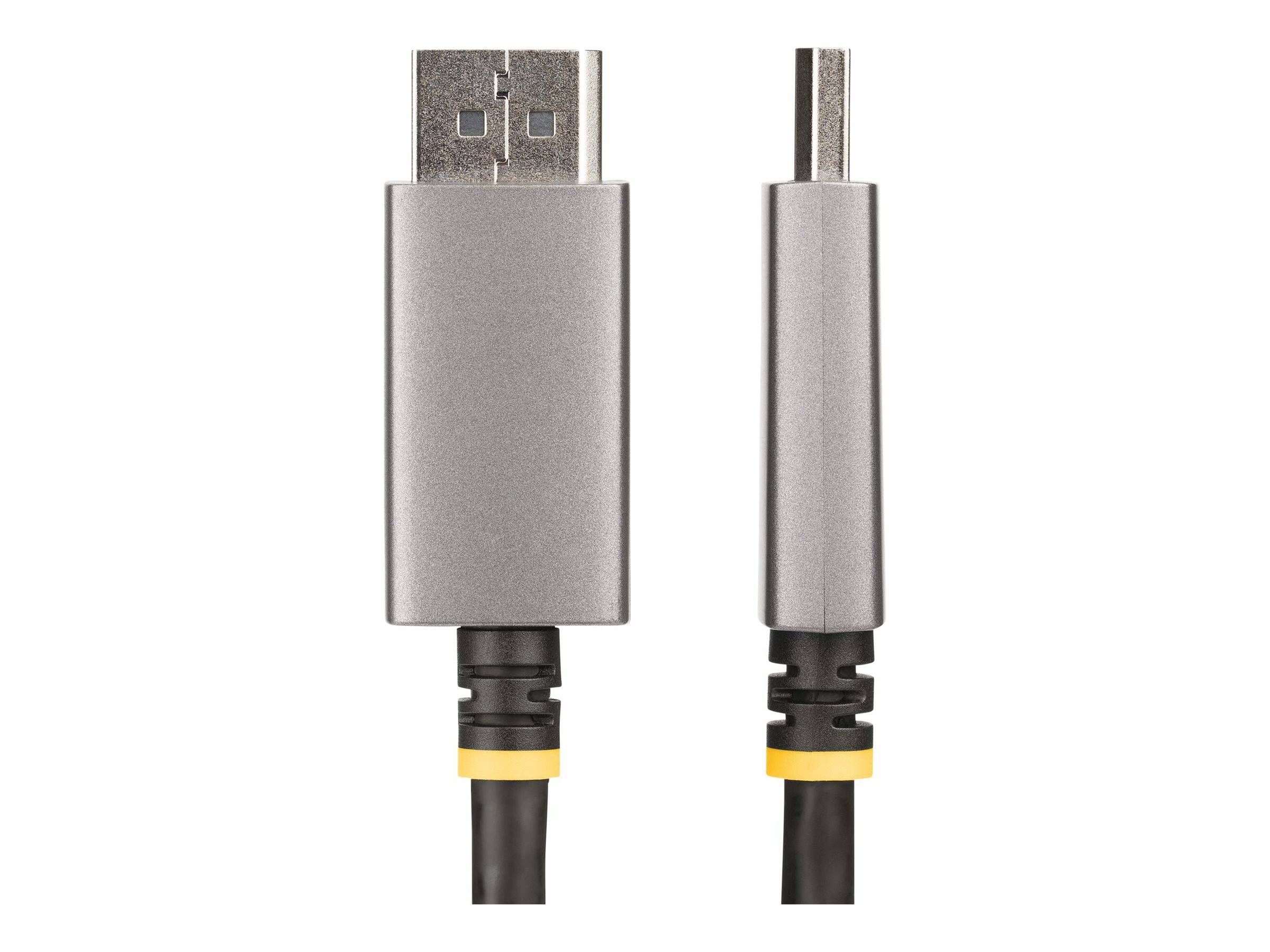 StarTech.com 6ft (2m) DisplayPort to HDMI Adapter Cable, 8K 60Hz, 4K 144Hz, HDR10, DP 1.4 to HDMI 2.1 Active Video Conve